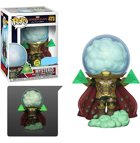 Pop! Marvel: Spider-man Lejos De Casa - Mysterio (glow) Exc.