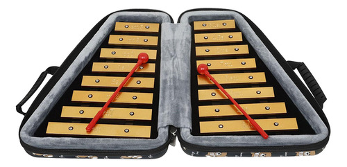 Glockenspiel Xilófono Portátil De 16 Tonos Con Mazo,