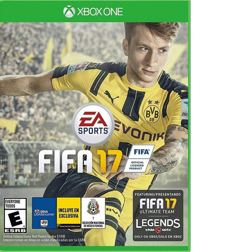 Juego Xbox One Fifa 17 Original 2017 / Makkax