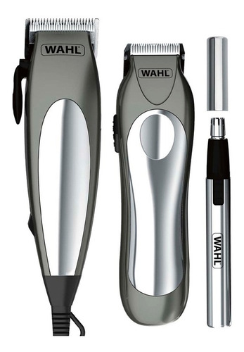 Imagen 2 de 4 de Kit Maquina Cortar Pelo Y Patillera Groom Pro 21 Piezas Wahl
