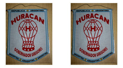 Banderin Chico 13cm Huracan Gobernador Gregores