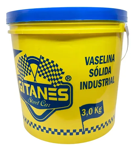 Vaselina Sólida Branca Automotiva Industrial 3kg Gitanes