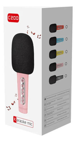 Micrófono Inalámbrico Con Altavoz Karaoke Mic C200