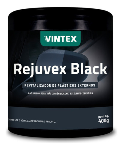 Vonixx Revitalizador De Plasticos Rejuvex Black 400g 