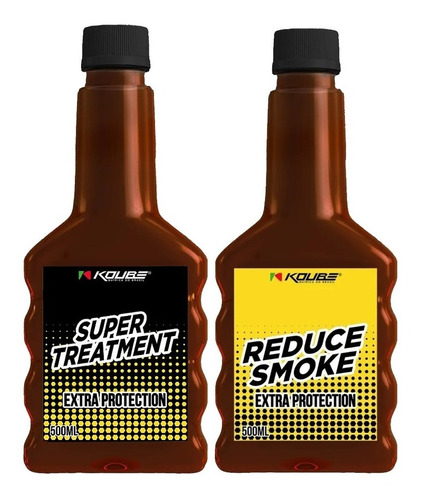 Kit 1 Aditivo P/ Óleo Super Treatment + 1 Reduce Smoke Koube