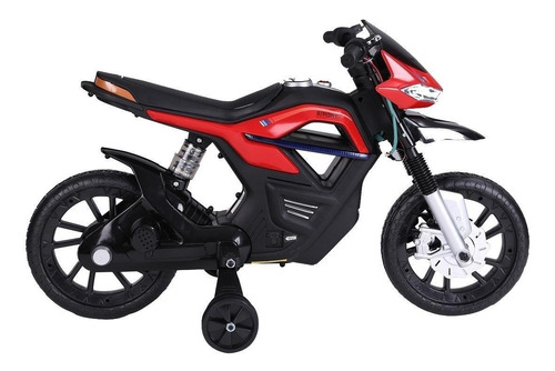 Imagem 2 de 3 de Moto a bateria para crianças Bel Big Trail Brink cor vermelho
