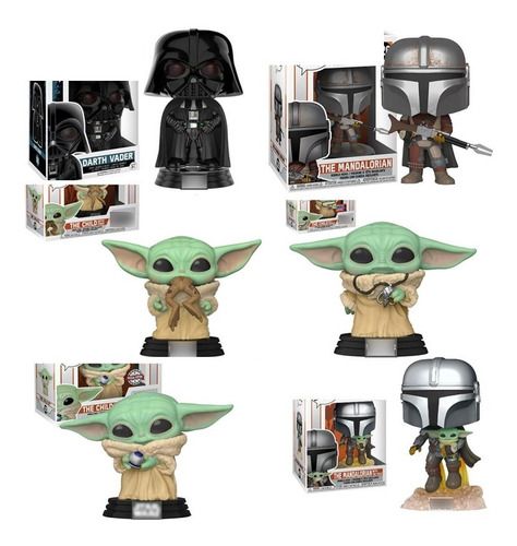 Pop! Funko Baby Yoda C/ Sapo Star Wars Mandalorian The Child