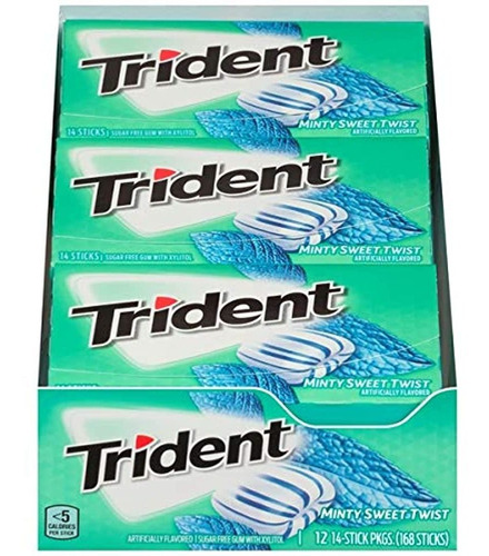 Chicles Sin Azucar Marca Trident