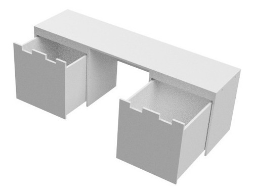 Baú Organizador Com Mesa Para Estudo 100% Mdf( Mesas Baús)