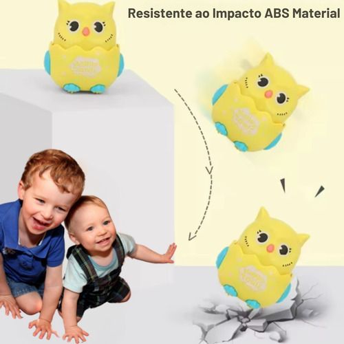 Brinquedo Corujinha Fricção Anda Apertando A Cabeça