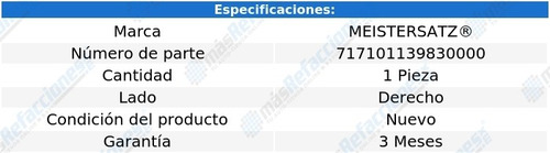 Soporte Motor Derecho Tigra 1.6l 4 Cil 99 Al 00 Meistersatz