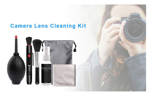 Kit De Limpieza 6 En 1 Para Cámaras Y Lentes Dslr