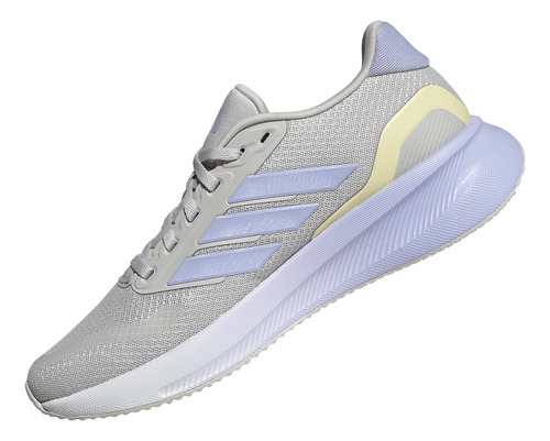 Tenis Adidas Correr Run Falcon 5 Mujer Ji3979 Gris