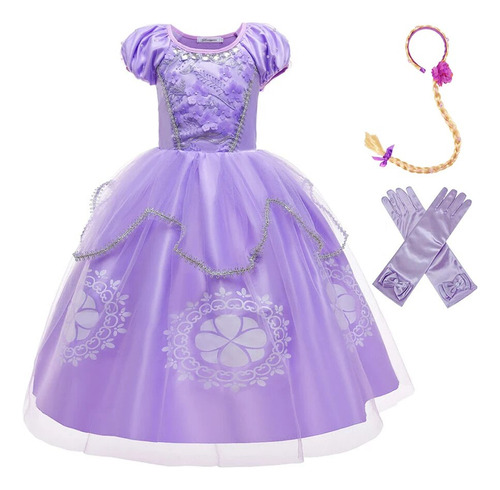 Disfraz De Princesa Para Niña De Sophia Dress  De Anime