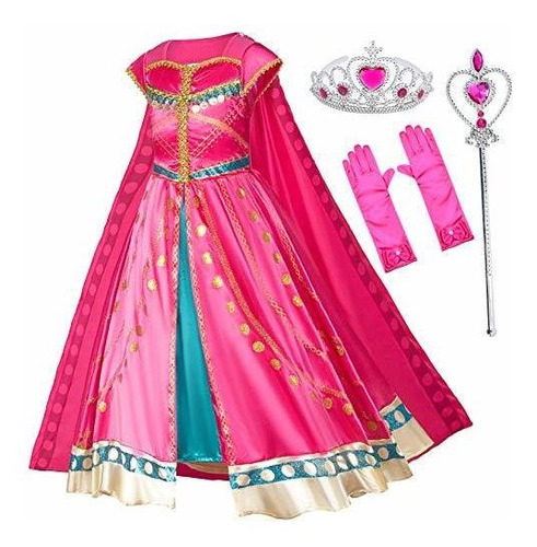 Vestido De Disfraz De Princesa Árabe Para Niñas, Cumpleaños,