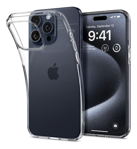 Spigen Cristal Líquido Diseñado Para I 15 Pro (), [protec.