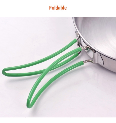 Sartén Plegable Para Freír, Acero Inoxidable, Para Cocinar,