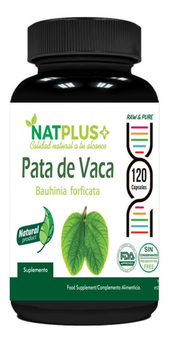 Pata De Vaca 120 Cápsulas De 400mg