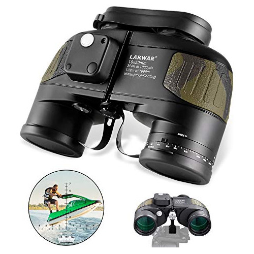 Lakwar Marine Binoculars 10x50 Para Larga Distancia Zq1kz