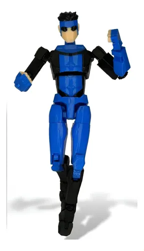 Zxy Action Figure Invencível T13 Invencível Azul Manequim 13