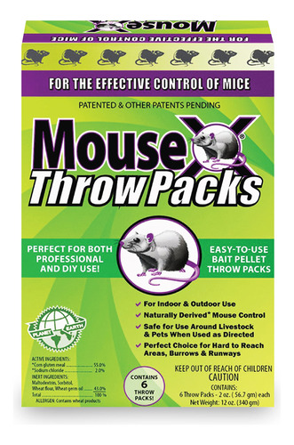 Mousex Paquetes De Tiro - Para Todas Las Especies De Ratas, 
