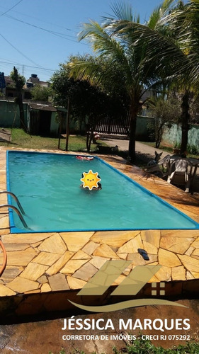 Imagem 2 de 14 de Casa 2 Quartos, Área Gourmet E Piscina Em Unamar - Cf - P01