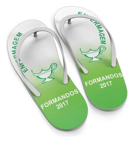 Artes Sublimação Chinelos Formandos Formatura Estampas Curso