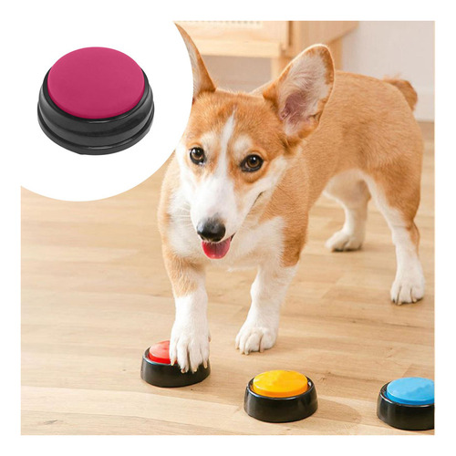 Juguete Interactivo Para Perros Con Botón De Sonido