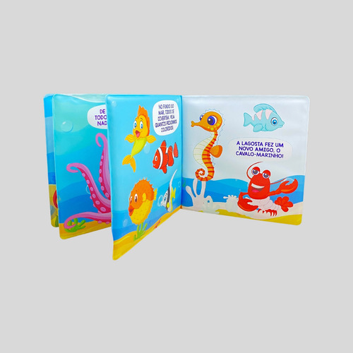 Livro De Banho Amiguinhos Marinhos On Line Editora