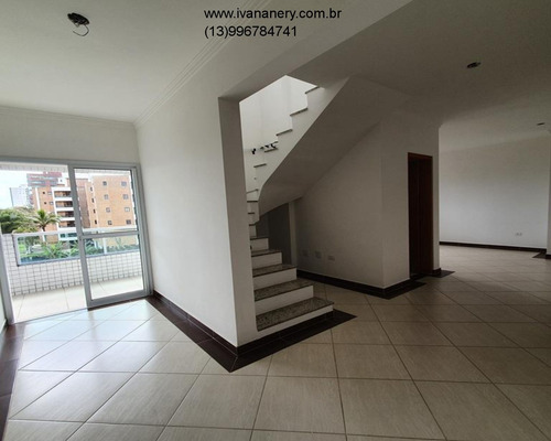 Imagem 6 de 30 de Linda Cobertura A 80 Metros Do Mar , 3 Suítes, Solemar - Praia Grande. - Ap00222 - 70611529