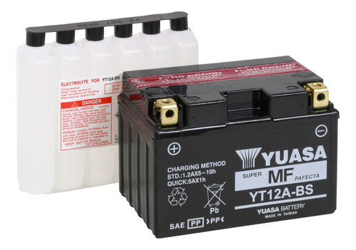Yuasa Bateria Yuam32abs Yt12a-bs, Multicolor