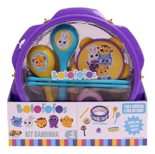 Brinquedo Conjunto Musical Bandinha Bolofofos Fun F0115-9