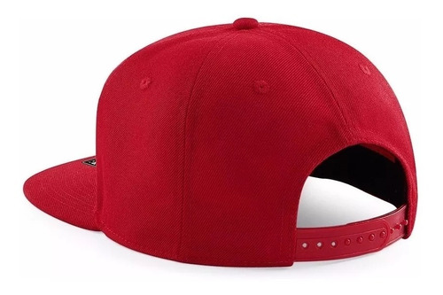 Gorra Plana Snack Pack Unicolor Rojo Original