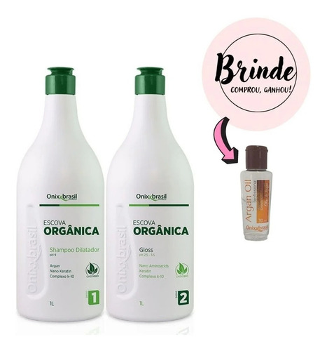 Onixx Brasil Escova Progressiva Orgânica Sem Formol C/