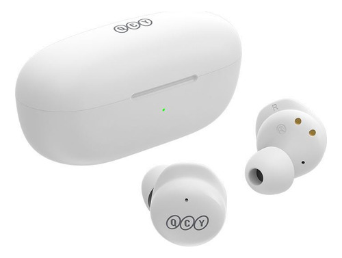 Qcy - Audífonos Bluetooth 5.1 Qcy-t17-wht De Baja Latencia