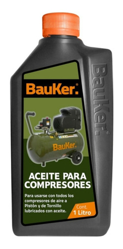 Aceite Para Compresores 1l Bauker Lubricante