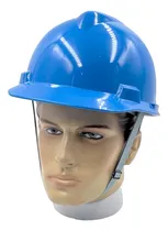 Comprar Capacete Msa V-gard, Suspensão Push-key Com Jugular Ca 498 Cor Azul