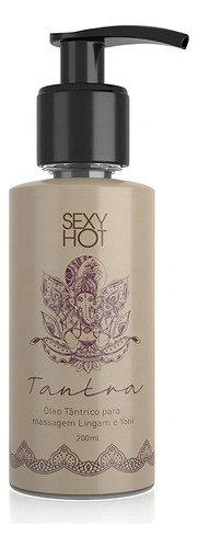 Óleo Tantra Para Massagem Sensual Com Textura Brilhante