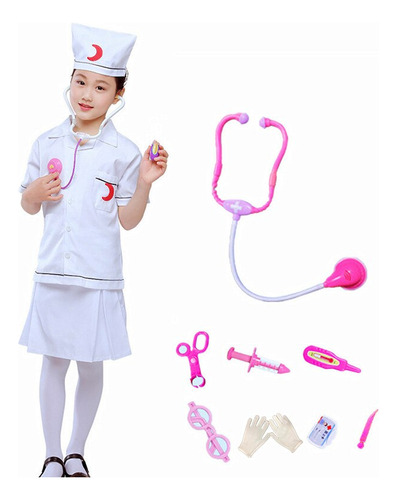 Set De Disfraz De Doctora Para Niña Disfraz De Doctora Y En