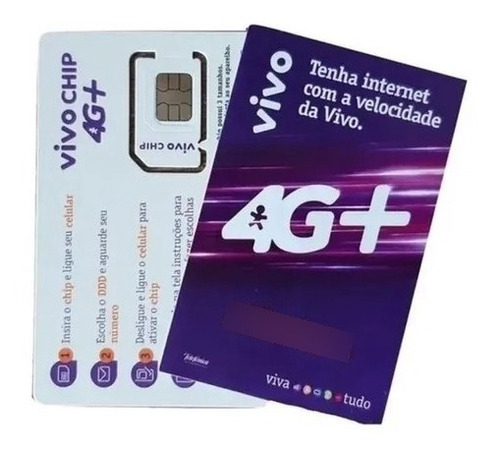 Chip Vivo Pré Pago C/ R$10,00 Escolha Qualquer Ddd 11 Ao 99