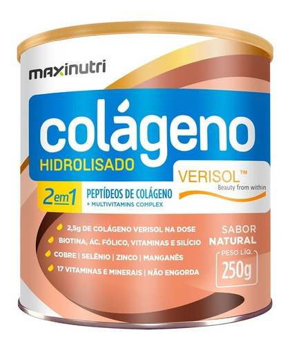 Colágeno Hidrolisado Verisol 250g - Rugas Nunca Mais