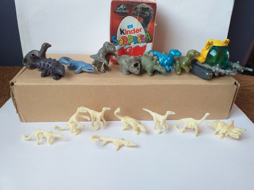 Colección Completa Dinosaurios Jurassic World- Kinder Sorpre (Usado)