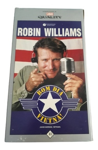 Fita Vhs Bom Dia Vietnã Robin Williams Coleção Caras Num. 10 | Parcelamento  sem juros
