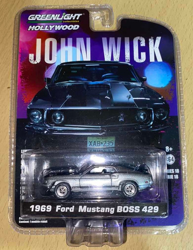 Greenlight Hollywood John Wick 1969 Ford Mustang Boss 429