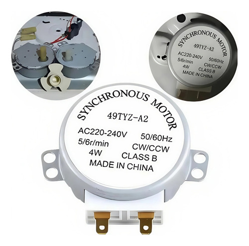 Motor Giratorio Microondas 5/6 Rpm 4w 220v Universal