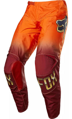 Pantalon Moto 180 Cntro Naranjo Fox-