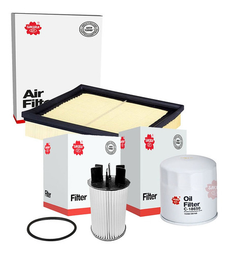 Kit Filtros Aceite Aire Gasolina Np300 Frontier 2.5l L4 2020