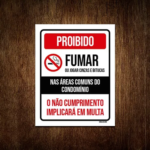 Placa Sinalização Aviso Proibido Jogar Lixo Neste Local Não Jogue Entulho  20x30cm