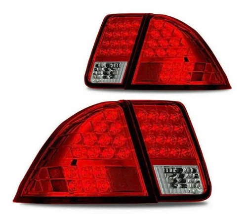 Calaveras Led Rojas Civic 2001 2002 2003 2004 2005