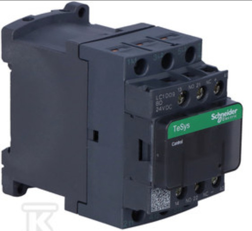 Contactor Magnético Tripolar Lc1d09bd 9a 24vcc 3hp-5.5hp